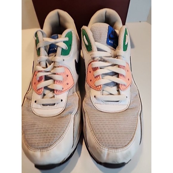 MEN'S SZ 13 NIKE AIR MAX 90 ESSENTIAL WATERMELON 2018 AJ1285-100 - Picture 5 of 10